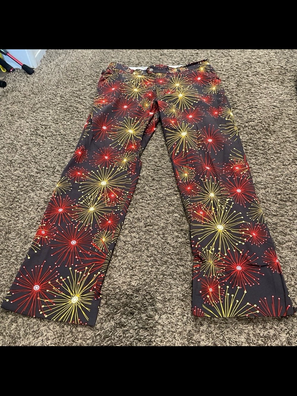 Royal & Awesome kaboom print golf pants men’s size 36 x 32